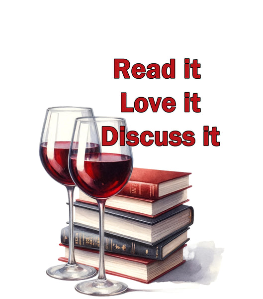 Read it Love It Discuss it handmade sticker for bookclubs