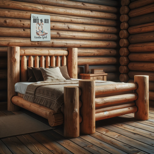 Gifts for Cowgirls Boots and Beer Kinda Girl 8x10 Canvas Gallery Wraps