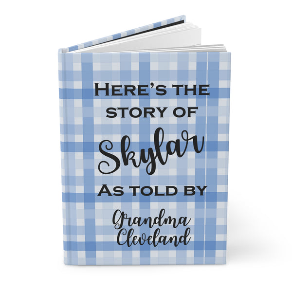 Gifts for Grandma Grandparents' Personalized Hardcover Notebooks and Journals Matte Keepsake Memory Book