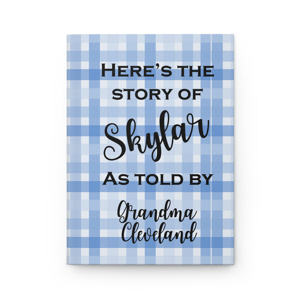 Gifts for Grandma Grandparents Personalized Hardcover Notebooks and Journals Matte Keepsake Memory Book