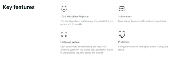 Gifts for Gardeners Peacock Car Seat Covers Polyester Universal Fit