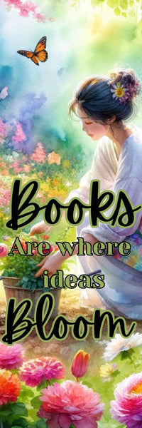 Printable Bookmarks Book Lovers, Digital Bookmarks, Dragonfly Bookmarks, Book Lover Gift, Bookmark Bundle, Nature Bookmarks, Flower Bookmark