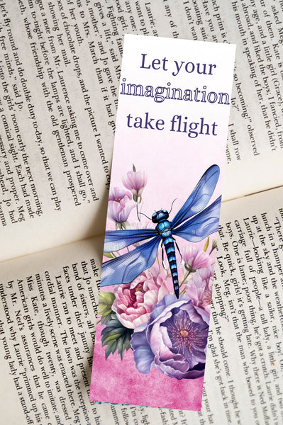 Printable Bookmarks Book Lovers, Digital Bookmarks, Dragonfly Bookmarks, Book Lover Gift, Bookmark Bundle, Nature Bookmarks, Flower Bookmark