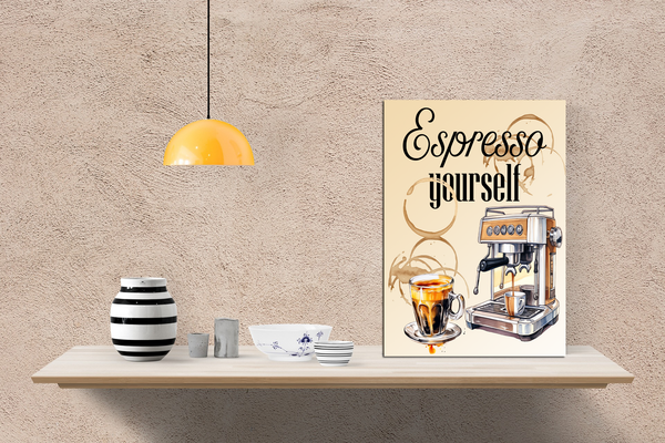 Espresso Yourself Coffee Lovers Kitchen Canvas Gallery Wraps Home Decor
