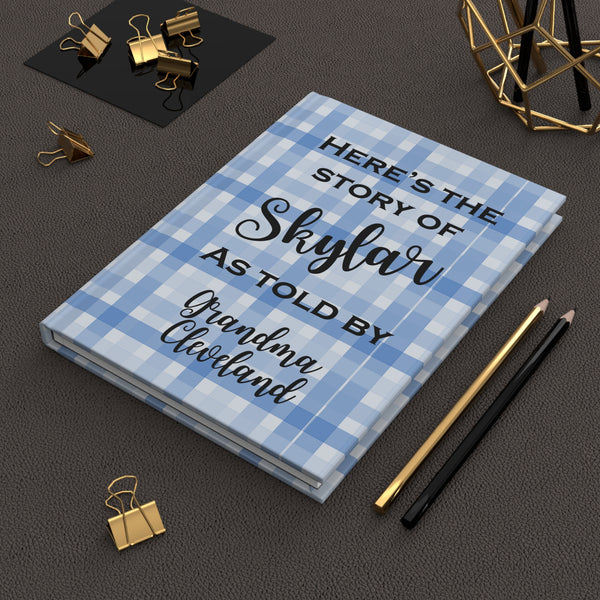 Gifts for Grandma Grandparents' Personalized Hardcover Notebooks and Journals Matte Keepsake Memory Book