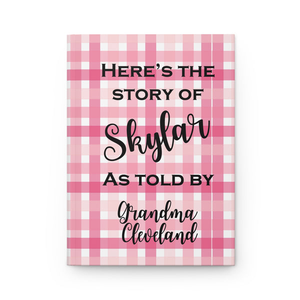 Gifts for Grandma Grandparents' Personalized Hardcover Notebooks and Journals Matte Keepsake Memory Book