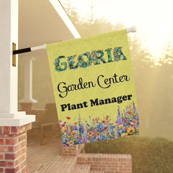 Gifts for Gardeners Personalized Garden Flag House Flag Garden Center