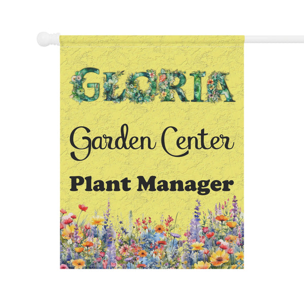 Gifts for Gardeners Personalized Garden Flag House Flag Garden Center