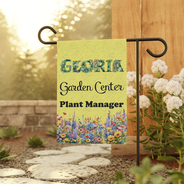 Gifts for Gardeners Personalized Garden Flag House Flag Garden Center