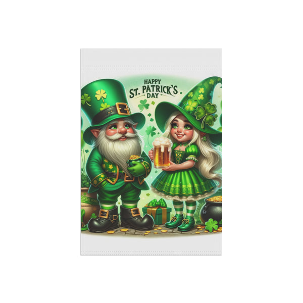 Gifts for Gardeners St. Patrick's Day Gnome Garden Flag Porch Banner