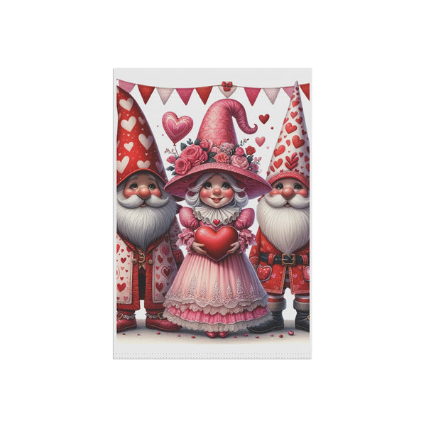 Gifts for Gardeners: Valentine's Day Gnome Garden Flag & House Banner