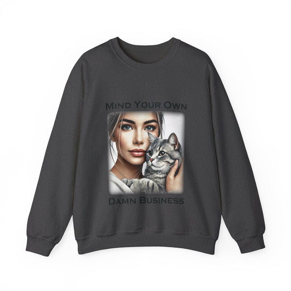 Grey Cat Lady Sweatshirt for Women