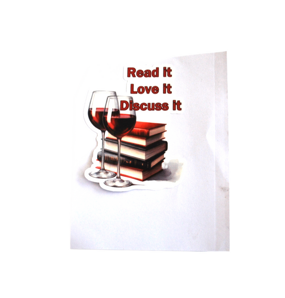 Handmade stickers for bookclub members