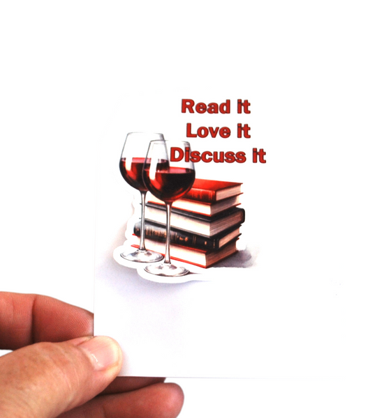 Handmade stickers for bookclub members