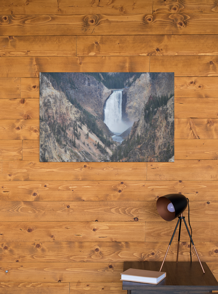 Grand Canyon of the Yellowstone National Park Waterfalls Art Canvas Print 3 Sizes