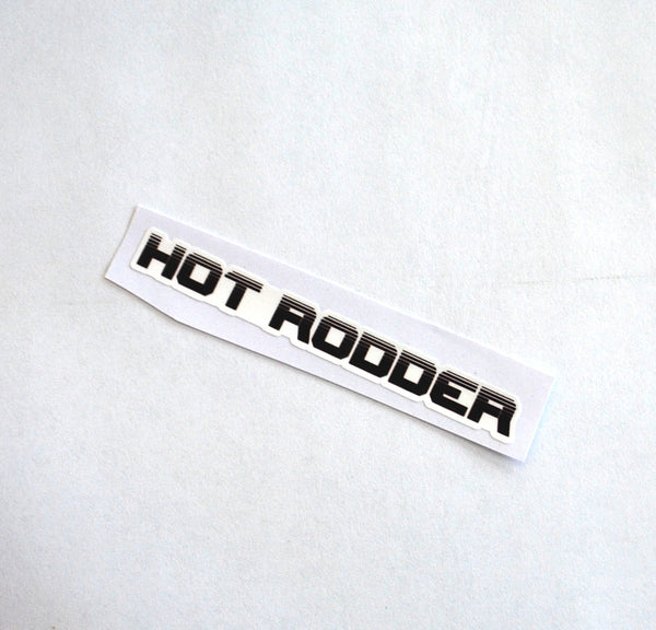 Hot rodder handmade sticker