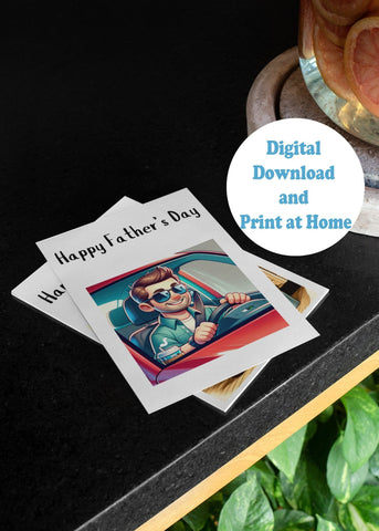 10 Printable Father's Day Cards, 5x7, Printable Greeting Cards, Funny Father's Day Cards, Grandpa Cards, Printable Dad Day Cards, Dad's Day
