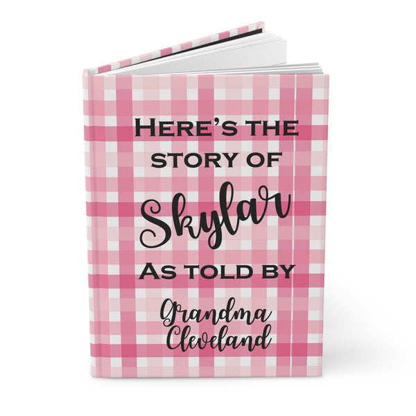 Gifts for Grandma Granparent's Personalized Hardcover Notebooks and Journals Matte Keepsake Memory Book