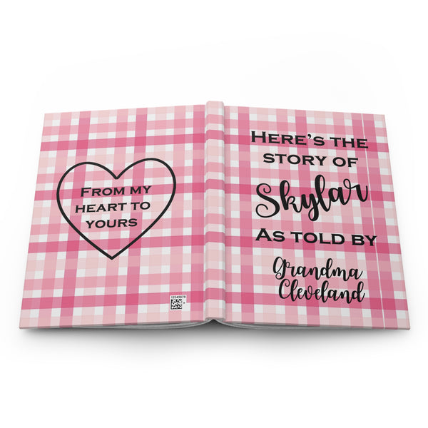 Gifts for Grandma Grandparents' Personalized Hardcover Notebooks and Journals Matte Keepsake Memory Book