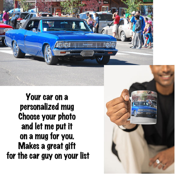 Car Guy Gift, Personalized Car Mug, Hot Rod Mug, Gift For Guys, Muscle Car Mug, hot rod mug, hot rod enthusiast, gearhead mug, Gearhead Gift