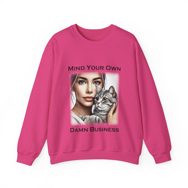 Pink Cat Lady Sweatshirt for Women