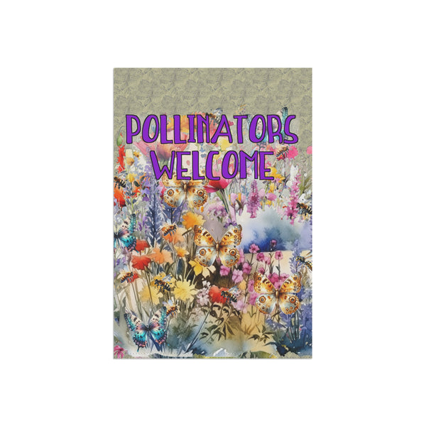 Gifts for Gardeners Pollinators Welcome Garden Flag House Banner