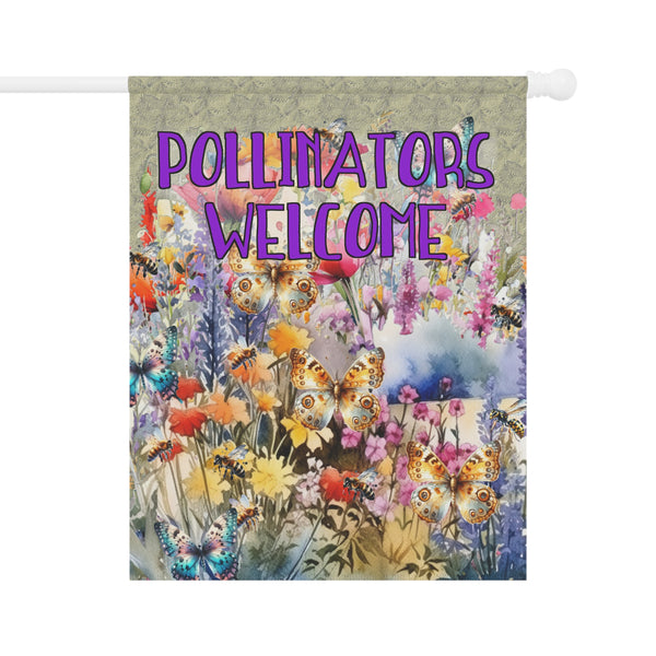Gifts for Gardeners Pollinators Welcome Garden Flag House Banner