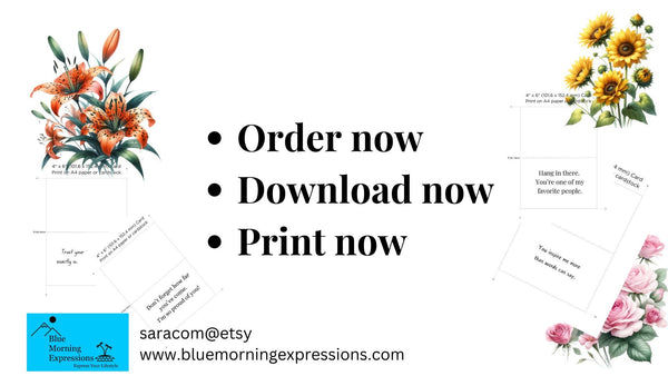 Print at Home Encouragement Cards, Note cards for Friends, Friend Encouragement, Appreciation Note, Printable Notecards, Cards for Friends