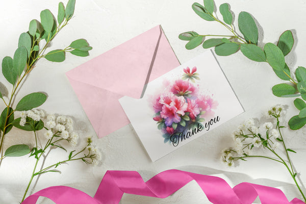 12 Printable Greeting Cards Digital Thank You Notes