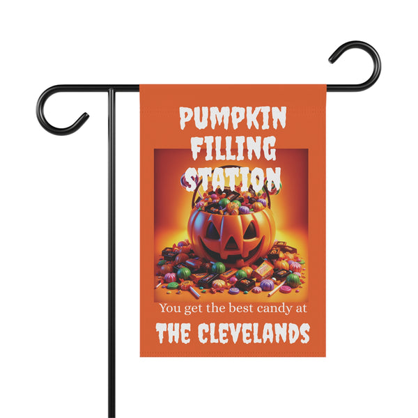 Halloween Garden Banner, Fall Home Decor, Personalized Yard Sign, Pumpkin Theme Decoration, Trick or Treat Sign