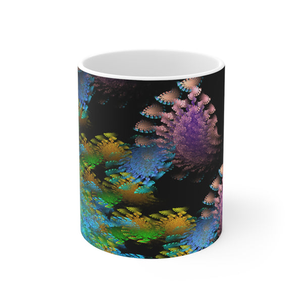 Fractal Coffee Mug 2-Sizes 11oz/15oz Dishwasher Microwave Safe