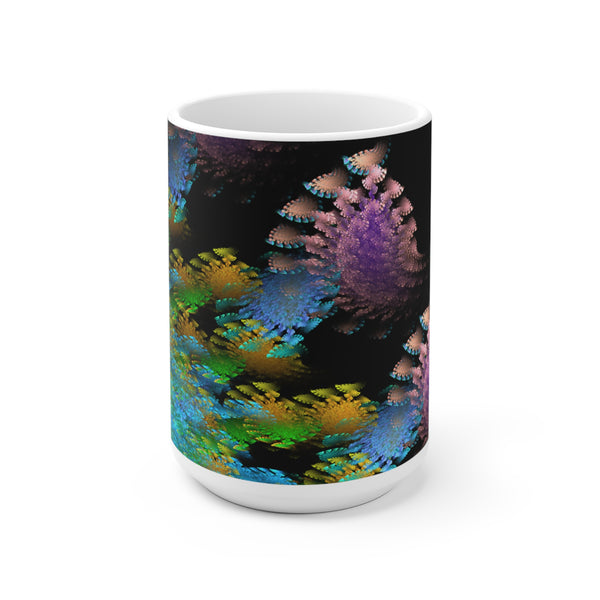 Fractal Coffee Mug 2-Sizes 11oz/15oz Dishwasher Microwave Safe