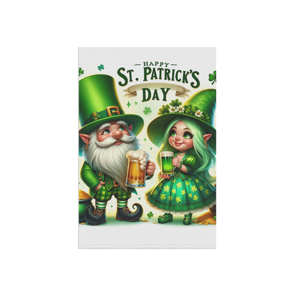 Gifts for Gardeners St. Patrick's Day Gnome Garden Flag Porch Banner