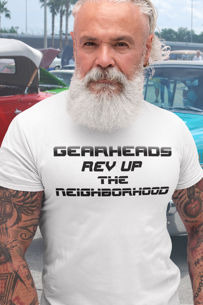 Gifts for Gearheads Rev Up Unisex Softstyle T-Shirt for Guys