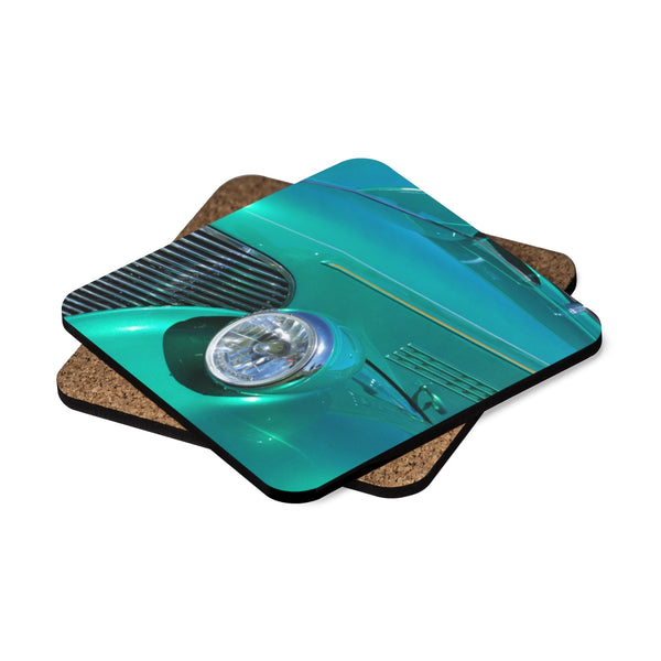 Truck Square Hardboard Coaster Set - 4pcs