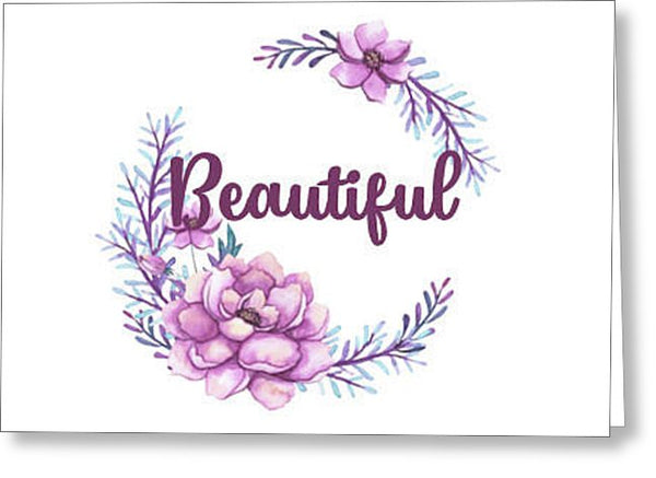 Beautiful Inspirational Blank Note Card, Greeting Card with Envelope