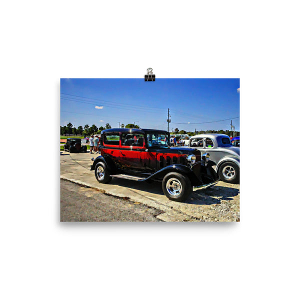 1932 Chevrolet Hot Rod Poster Gift for Guys Wall Art