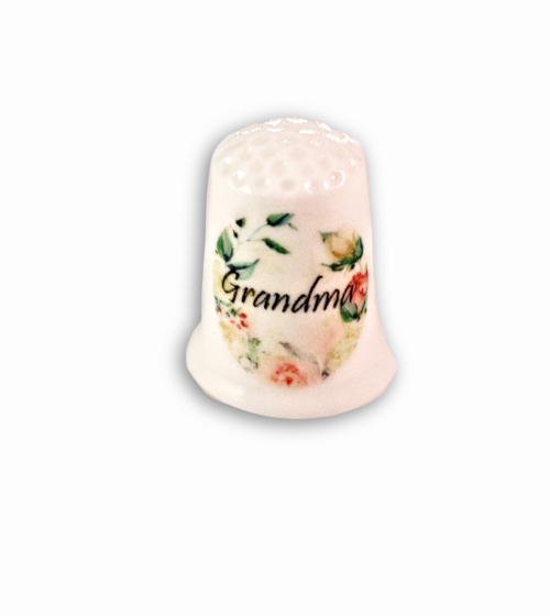 Grandma Collectible Thimbles Decorative Handmade