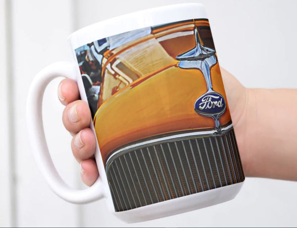 1932 Ford Hot rod Coffee Mug for Guys Roadster Art