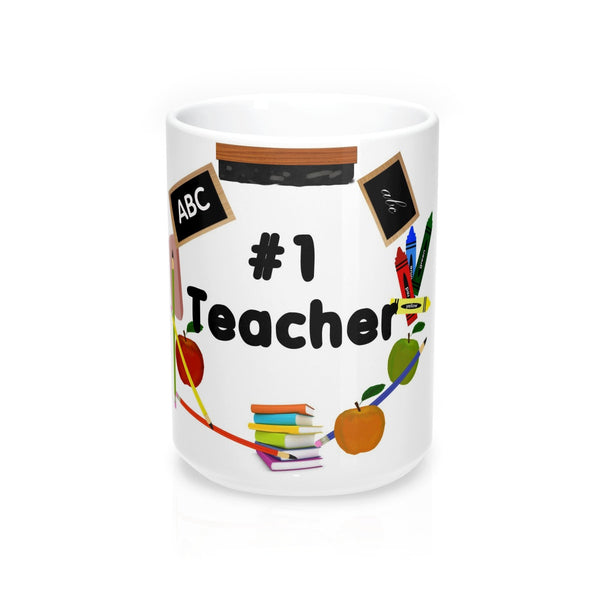 No 1 Teacher Coffee Mugs 15oz Gift