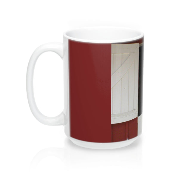 Mule in Barn Coffee Mugs 15oz Ceramic