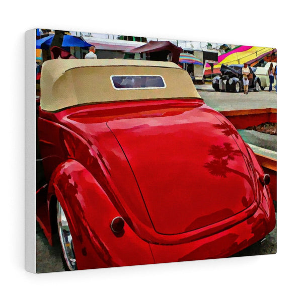 1937 Ford Hot Rod Classic Car Canvas Gallery Wraps Wall Art for Men