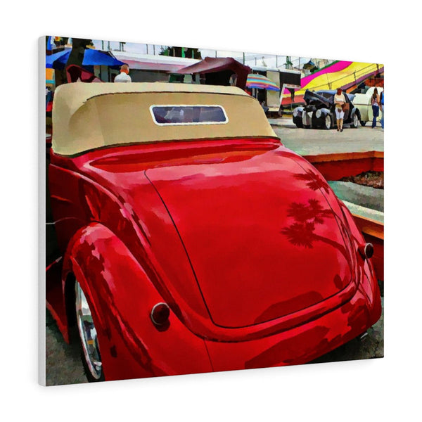 1937 Ford Hot Rod Classic Car Canvas Gallery Wraps Wall Art for Men
