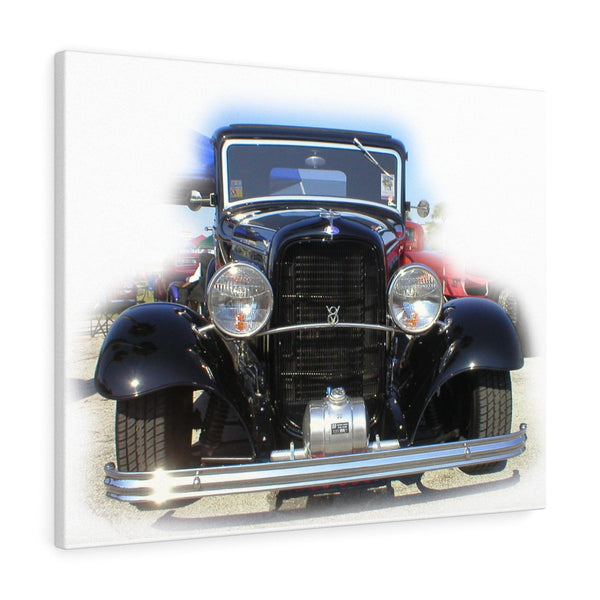 1932 Ford V8 Canvas Gallery Wraps, 32 Ford Hot Rod Wall Art for Guys