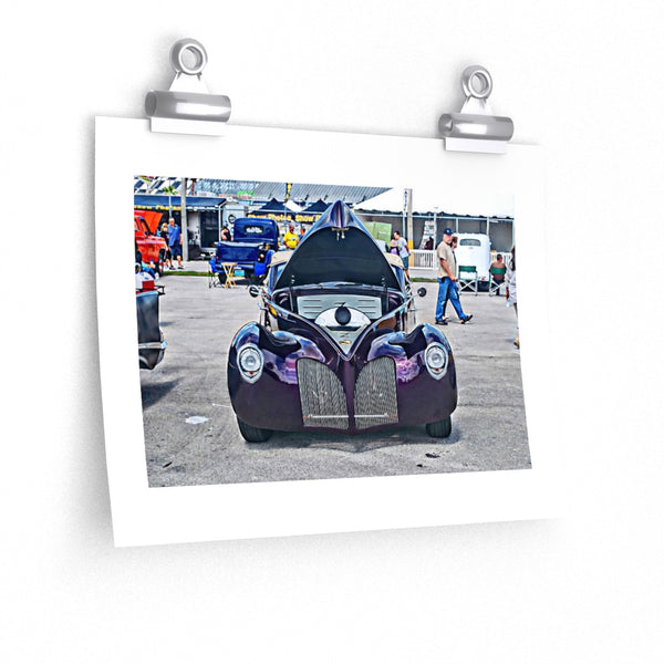 1940 Lincoln Zephyr Custom Car Hot Rod Wall Art Poster Print