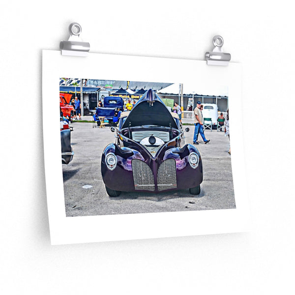 1940 Lincoln Zephyr Custom Car Hot Rod Wall Art Poster Print