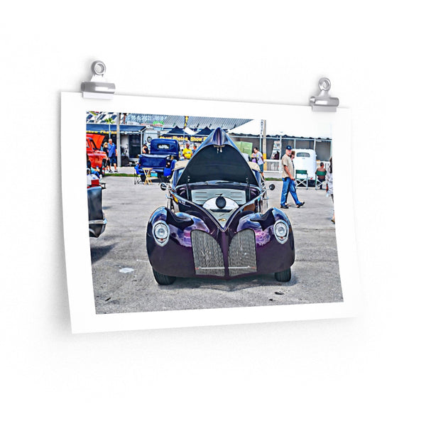 1940 Lincoln Zephyr Custom Car Hot Rod Wall Art Poster Print