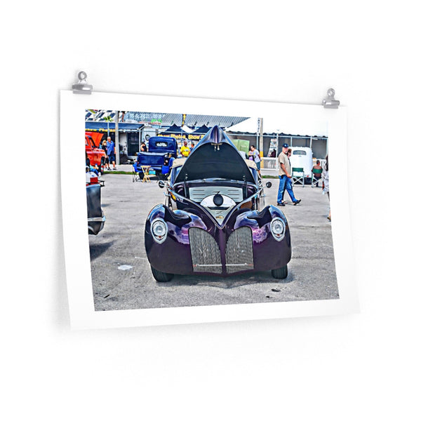 1940 Lincoln Zephyr Custom Car Hot Rod Wall Art Poster Print