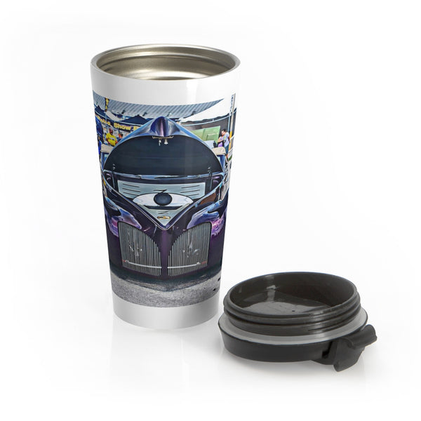1940 Lincoln Zephyr Hot Rod Stainless Steel Travel Mug for Guys
