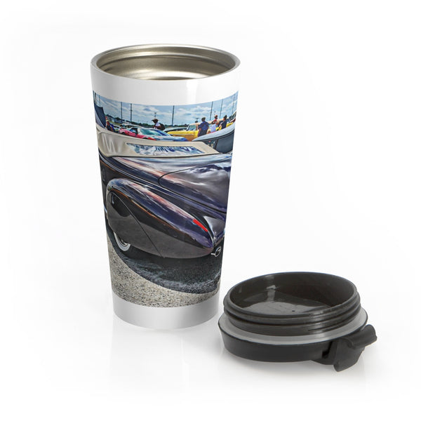 1940 Lincoln Zephyr Hot Rod Stainless Steel Travel Mug